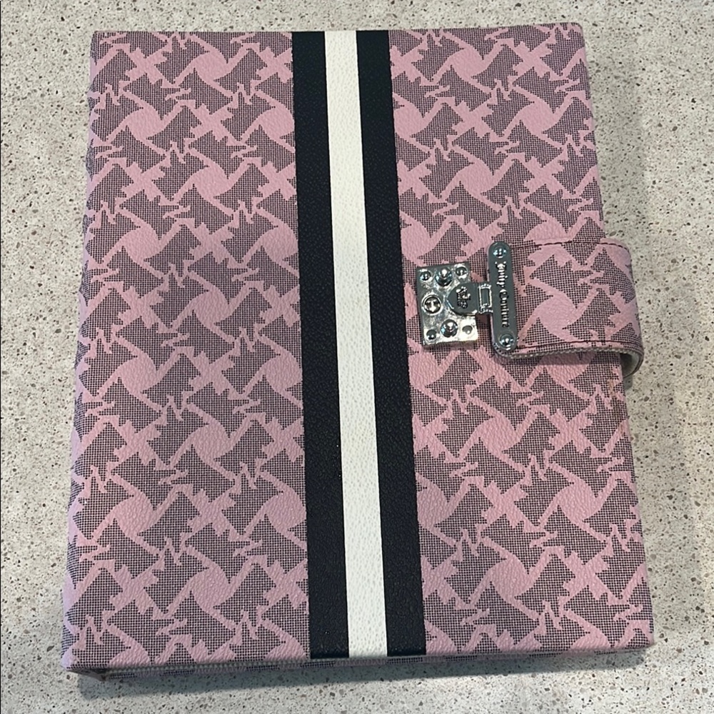 Pink and Black Scottie Print Album Book